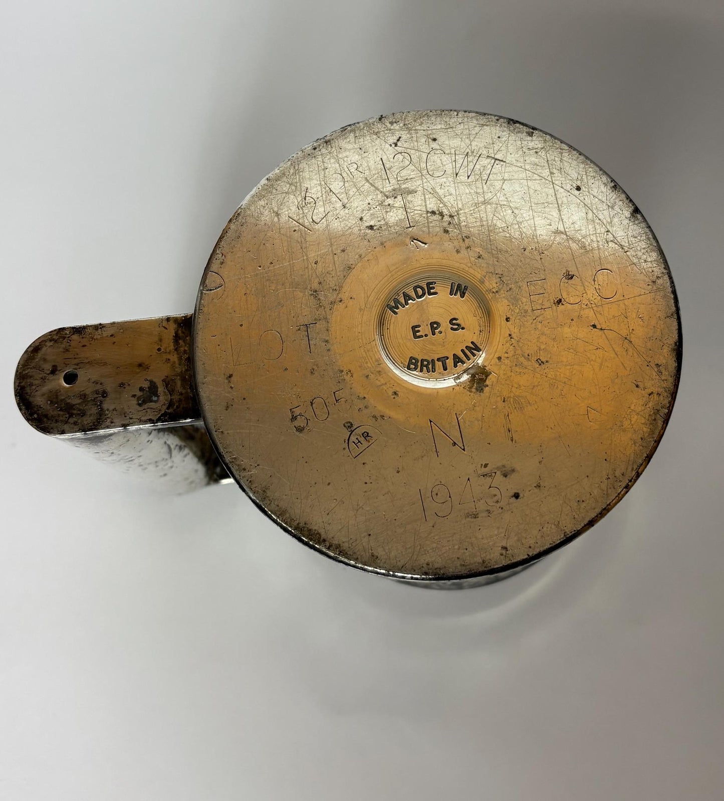 Pair of WW2 Trench Art Tankards from British Shell Casings, c.1943