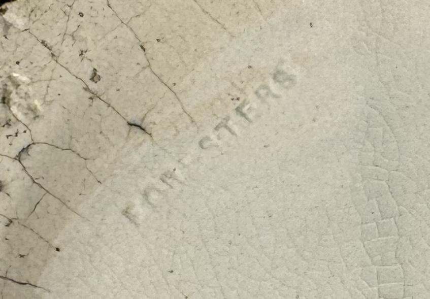 Thomas Forester “Phoenix Ware” Flow Blue Vase, c.1900 – Staffordshire Art Pottery - Large Antique