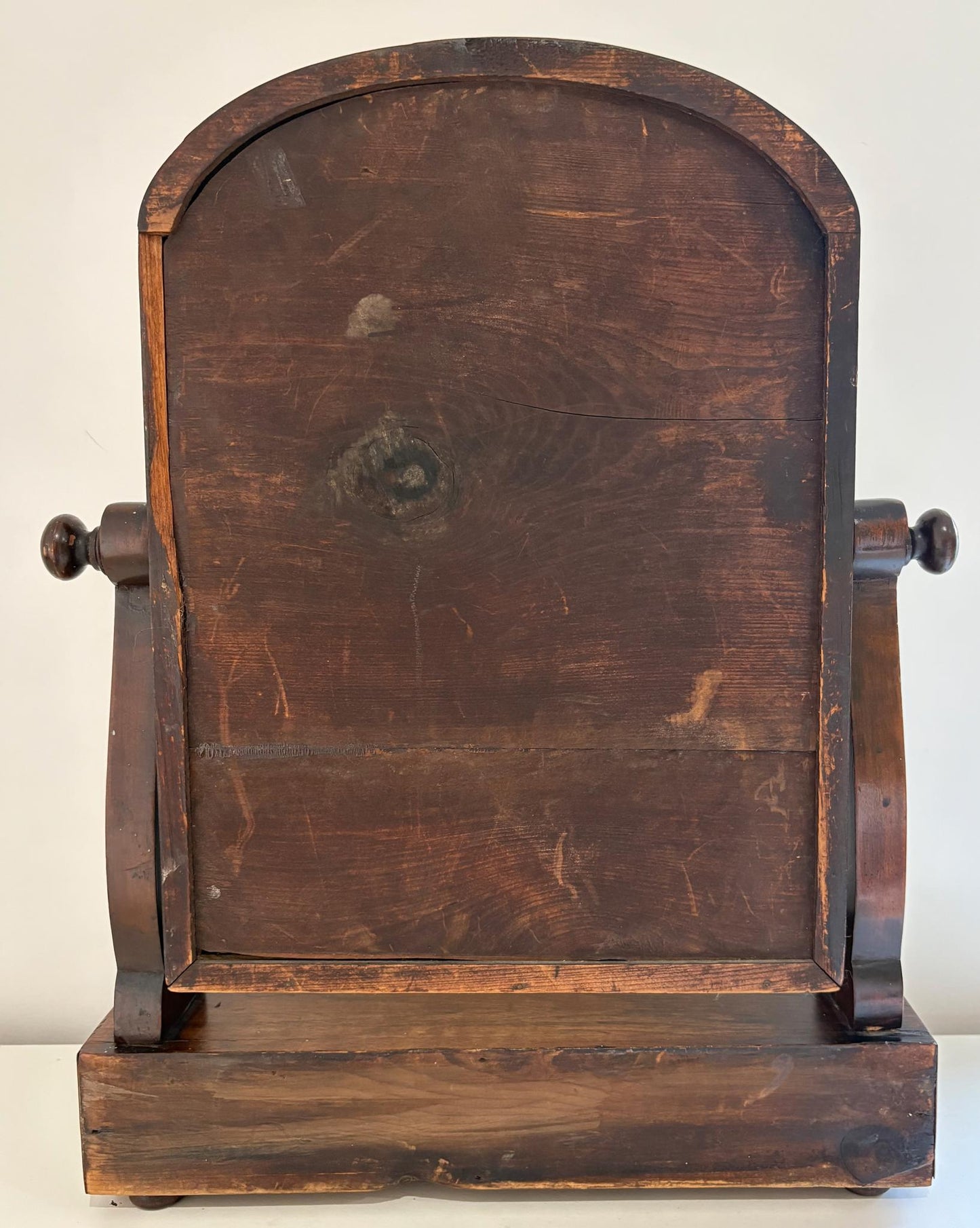 Late Victorian / Edwardian Mahogany Dressing Table Mirror with Drawer, c.1890–1910