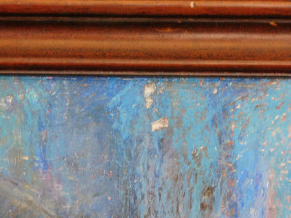 Pastel Portrait – Mother & Child – Framed Mid-Century