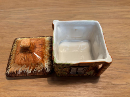 Vintage Price Kensington “Cottage Ware” Four‑Piece Tea Service – Teapot, Sugar, Butter Dish & Milk Jug, c.1938–50s