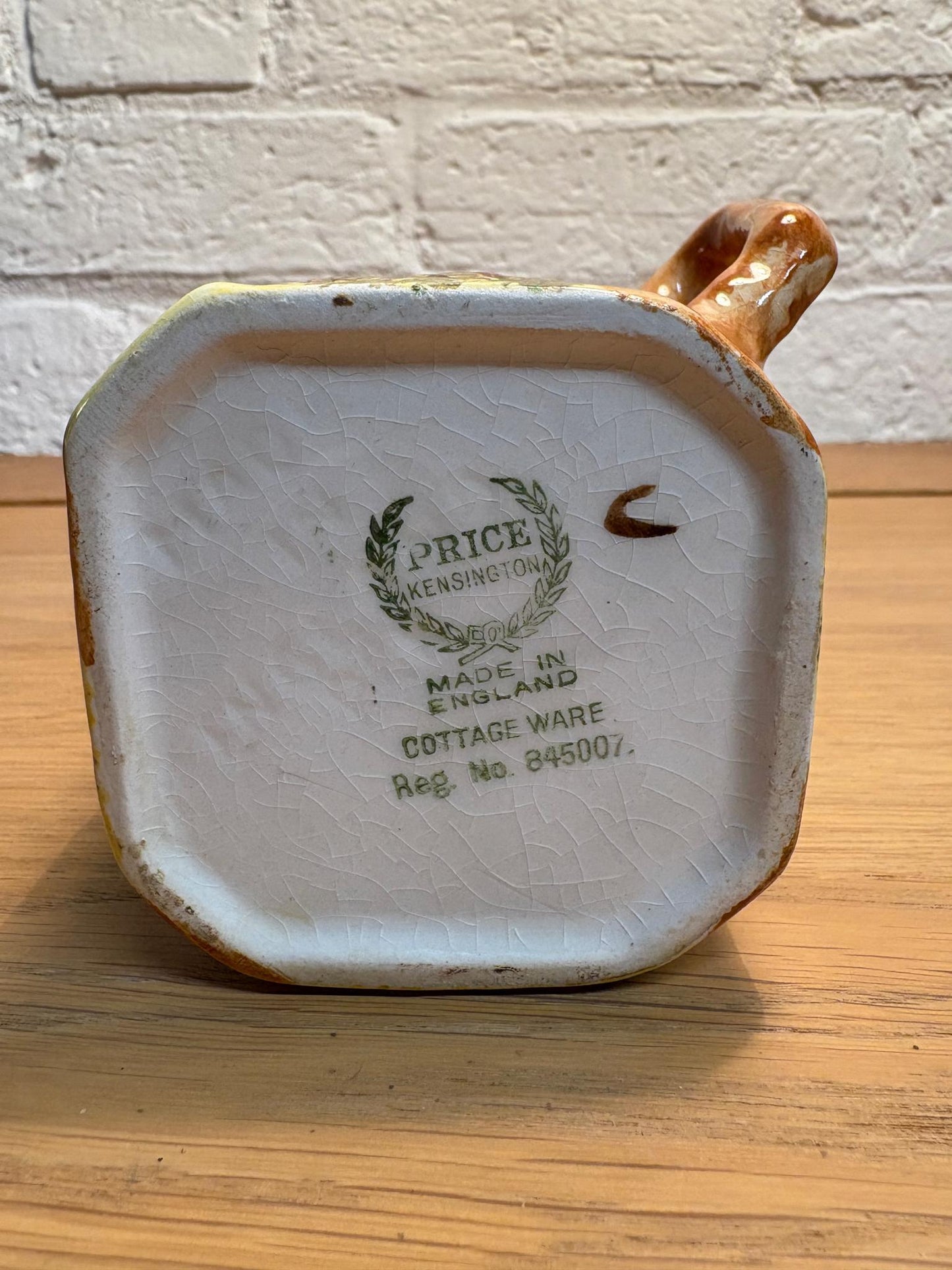 Vintage Price Kensington “Cottage Ware” Four‑Piece Tea Service – Teapot, Sugar, Butter Dish & Milk Jug, c.1938–50s