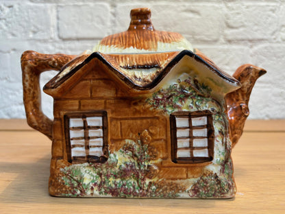 Vintage Price Kensington “Cottage Ware” Four‑Piece Tea Service – Teapot, Sugar, Butter Dish & Milk Jug, c.1938–50s