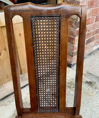 Edwardian Cane Seated and Backed Rocking Chair