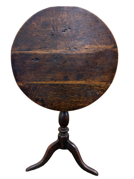 Snap Top Occasional Table - Oak - Early Victorian