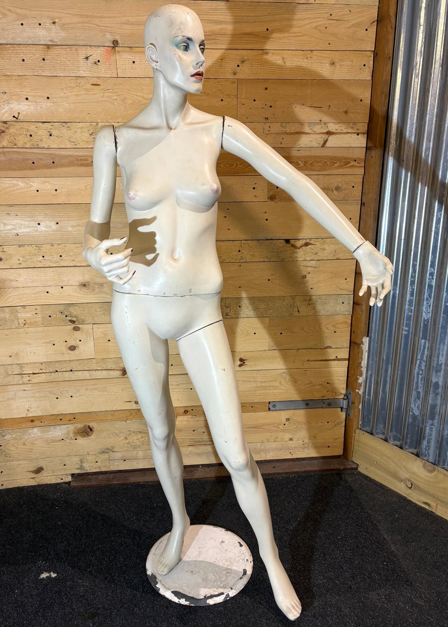 Vintage Belgian John Nissen Fibreglass Mannequin, c.1978–85