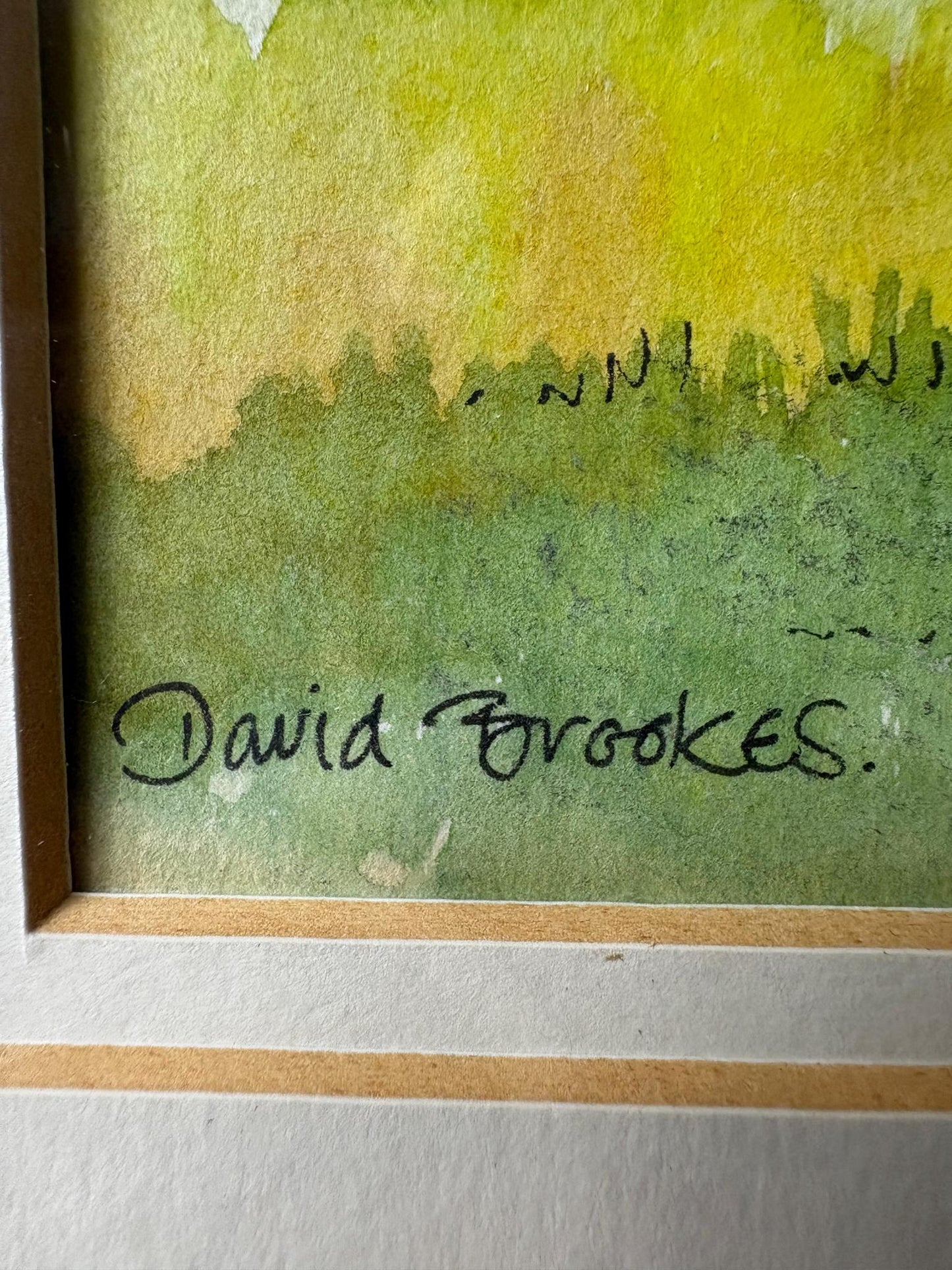 David Brookes, “Cotswolds” – Original Watercolour