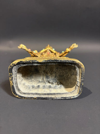 Large Nepalese Gilt‑Brass Avalokiteshvara with Torana, c. 1970–1990