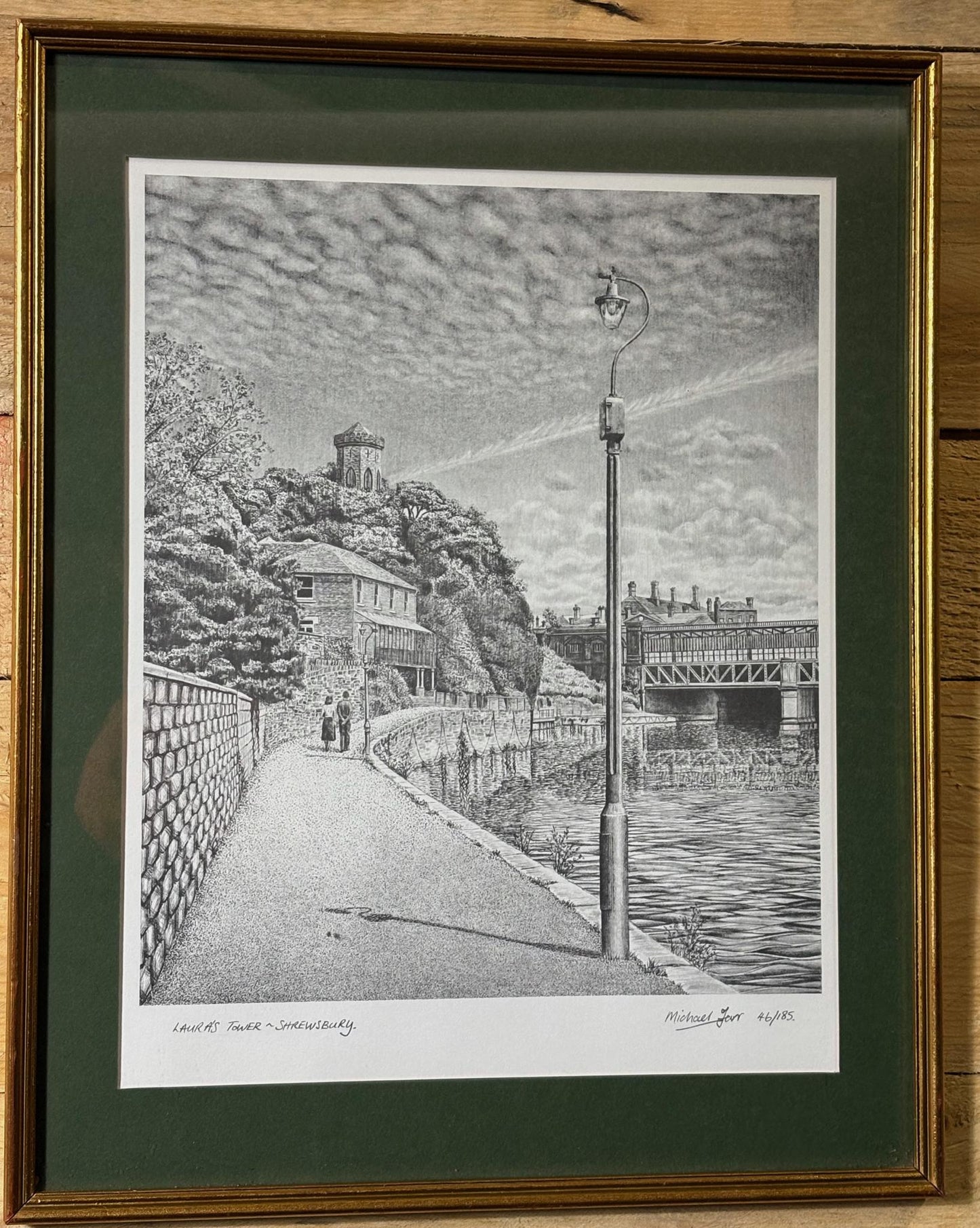 Laura’s Tower, Shrewsbury – Signed Limited Edition Print, 46/185, by Michael Farr