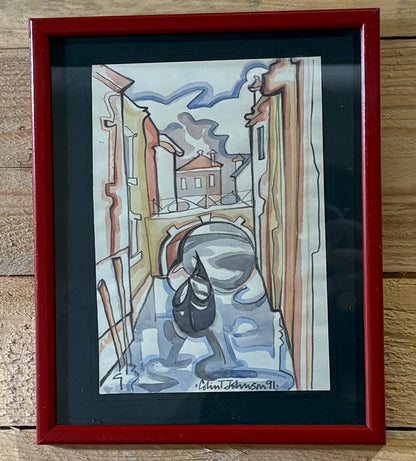 Colin T. Johnson, Watercolour, Venice Study, 1991