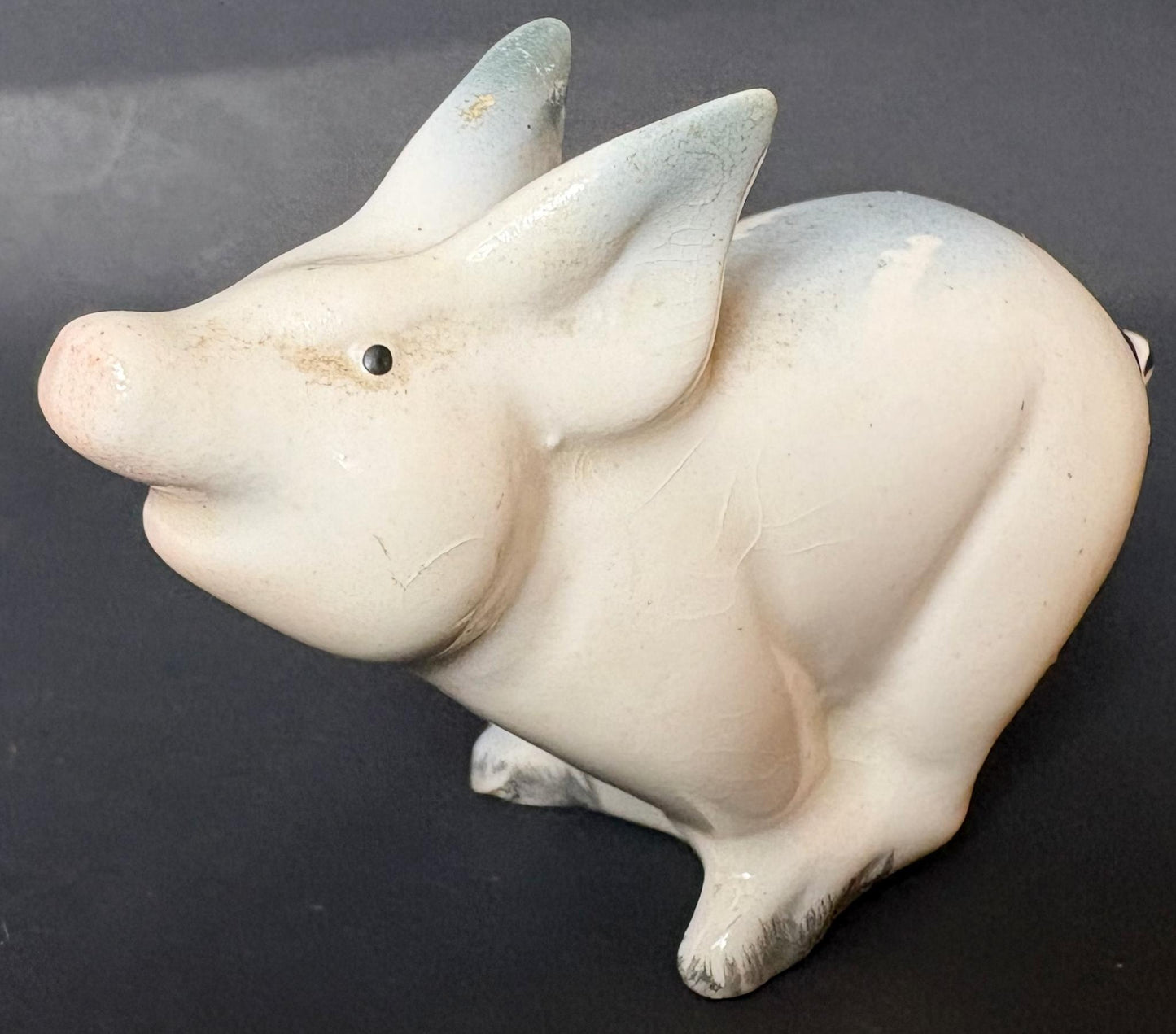 Vintage Beswick Sow & Piglet Figurines – Cream Glaze English Pottery