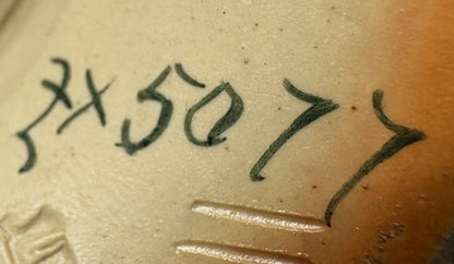 Victorian Doulton Lambeth “Slater’s Patent” Bottle Vase – Gilt & Enamel Floral Decoration