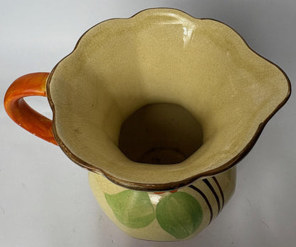 Hand Painted Crackle Glaze Floral Jug – Wadeheath