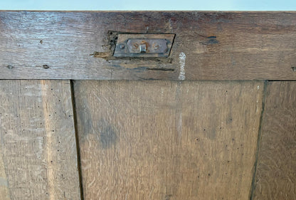 Late 17th Century English Joined Oak Coffer (c.1680–1700)