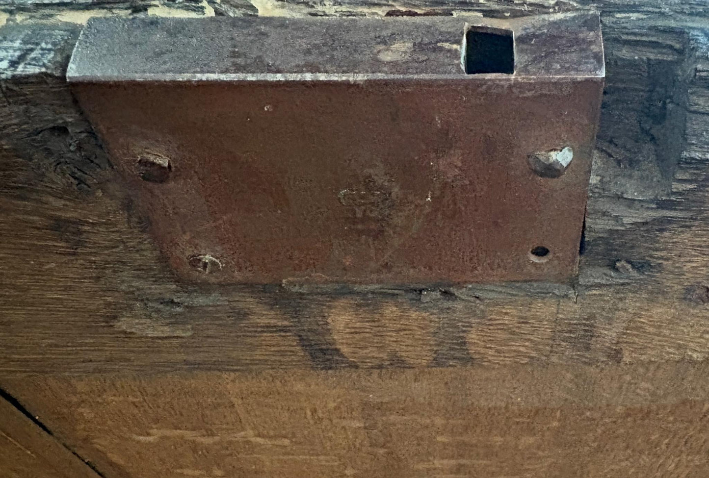 Late 17th Century English Joined Oak Coffer (c.1680–1700)