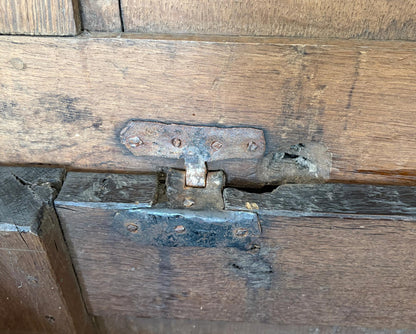 Late 17th Century English Joined Oak Coffer (c.1680–1700)