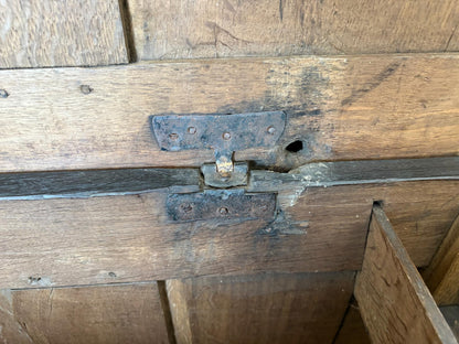 Late 17th Century English Joined Oak Coffer (c.1680–1700)