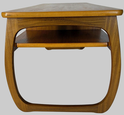 Vintage Parker Knoll Teak Coffee Table with Drawer & Shelf