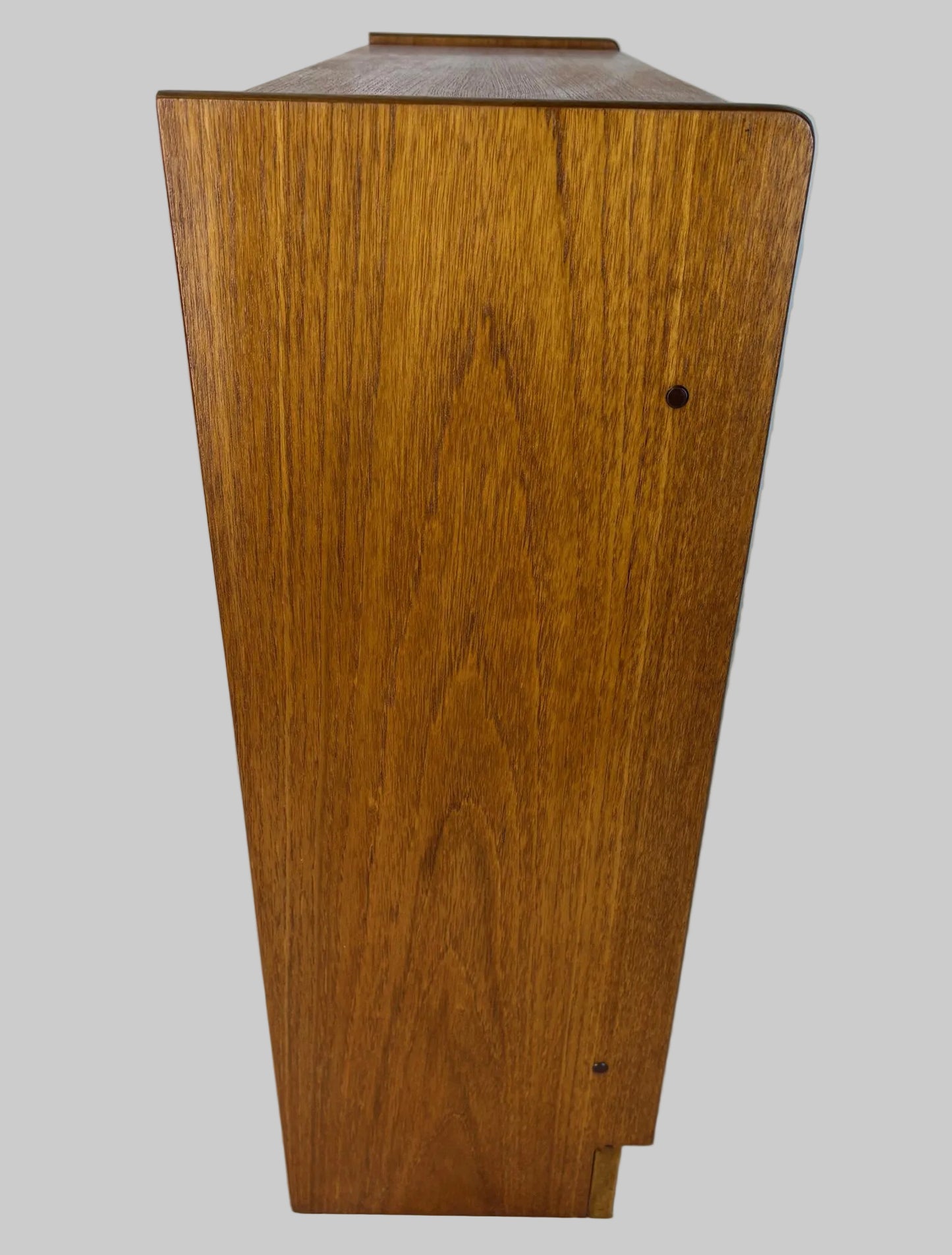 Vintage Teak Bookcase with Drawers (Parker Knoll Attributed), Mid‑Century Low Cabinet