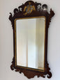 19th Century Mahogany & Gilt Chippendale Style Ho-Ho Bird Fretwork Mirror