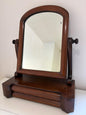 Late Victorian / Edwardian Mahogany Dressing Table Mirror with Drawer, c.1890–1910